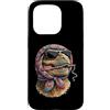 Vintage Retro Knitting Cute Lover Women Custodia per iPhone 15 Pro T-Rex Dinosauro Tyrannosaurus Rex Dino Granny Square Crochet