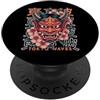 TOKYO WAVES Oni Mask Designs Maschera giapponese del diavolo Yokai del diavolo Hannya Giappone Oni PopSockets PopGrip Adesivo
