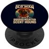 Bavarian Mountain Hound Dog Old Man Owne Never Underestimate Old Man Bavarese Mountain Hound Retro PopSockets PopGrip Adesivo