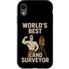 Land Surveying Equipment Custodia per iPhone XR Miglior geometra al mondo