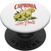 Caipirinha Brazil Tees Gifts & Accessori Caipirinha Sao Paulo Brasile Cocktail Grafica PopSockets PopGrip Adesivo