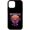 Retro Vaporwave Cow Meme Mood Custodia per iPhone 12 mini Kawaii Vaporwave Mucca MOOOD.EXE Meme