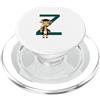 Timowo Studio Giraffa Diploma Lettera Z Alfabeto Animale PopSockets PopGrip per MagSafe
