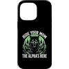 Alpha Wolf Sigma Moon Greek Alpha Wolf S Custodia per iPhone 14 Pro Max Nascondi tua moglie The Alpha is Here Wolf Maschio Werwolf Meme