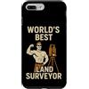 Land Surveying Equipment Custodia per iPhone 7 Plus/8 Plus Miglior geometra al mondo