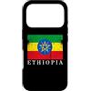 Ethiopian African Heritage Apparel & Gif Custodia per iPhone 17 Pro Bandiera etiope Distressed Uomini Donne Bambini Etiopia