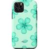 Floral Aesthetic Flower Botanical Gifts Custodia per iPhone 11 Pro Fiori Floreali Verde Salvia Verde Menta