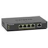 NETGEAR GS305EP Switch PoE 4 porte, Gigabit Ethernet LAN Switch PoE+ 63W Plus, (5 porte Plug and Play, Switch di rete gestito PoE, IGMP Snooping, VLAN, alloggiamento in metallo senza ventola)