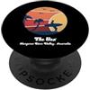 THE BOX MARGARET RIVER VALLEY SURFING SO The Box Margaret River Valley Australia Surf Vintage Surf PopSockets PopGrip Adesivo