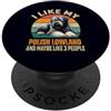 Polish Lowland Sheepdog Owners Gift Pet Mi piace il mio simpatico cane pastore delle pianure polacche, proprietario e amante PopSockets PopGrip Adesivo