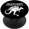 THE BEST KANGAROO PRODUCTS Questo è il mio costume umano, sono davvero un amante dei canguri divertente PopSockets PopGrip Adesivo