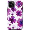 Floral Aesthetic Flower Botanical Gifts Custodia per iPhone 11 Pro Fiori Viola Lavanda Fiori Floreali Lilla