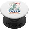Libertyx Studio Vera Liberta Tassata Statua Liberta PopSockets PopGrip Adesivo
