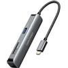 CableCreation Hub USB C, HDMI, hub USB-C, CableCreation, hub USB, 2 USB 3.0, 1 adattatore HDMI 4K, lettore di schede SD/Micro SD Docking Station per MacBook Pro/Air/M1per iPad Pro/Surface/XPS/Pixelbook