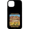 North Dakota National Park Vintage Gifts Custodia per iPhone 15 Plus Parco Nazionale Theodore Roosevelt Nord Dakota Vintage