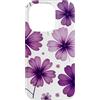 Floral Aesthetic Flower Botanical Gifts Custodia per iPhone 14 Pro Lavanda Viola Floreale Fiori Modello Viola Lilla