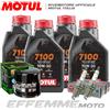 Motul + Hiflo + NGK Tagliando HONDA NC 750 X 2021 2022 2023 2024 (4 7100 10W30 + Filtro + Candele)