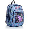 Seven Zaino Doppio Scomparto, Tasca porta laptop, Tasca con organizer, Per bambine e ragazze, Scuola e tempo libero