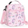 Clastyle Borsa Termica Porta Pranzo Bambini Palla Unicorno Borsa Frigo