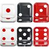 APUXXJUPA Set di 60 piatti a tema dadi da casinò, design a cubi, per la decorazione di feste a tema casinò