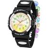 GUUMUXIN Orologio Analogico,Luci Colorate,30m Impermeabile,TPU,5-14 Anni