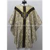 The Church Shoppe Stola Gotica Metallico Marrone Scuro Con Contrasto Nero E Set Di Messa