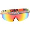 Beaupretty Occhiali da Sole Sportivi Unisex Grande Montatura in Plastica e Visiera, e Design e Confortevole