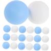 Sosoport 50 Pezzi Palline per e Scritte da Ping Pong Cuciture Colorate Opache Giochi Ricreativi Estrazioni