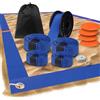 Enjoyard Linee del Campo da Beach Volley Linee di Confine del Campo da Beach Volley Linee Laterali e di Fondo 16m X 8m Beach Volley Ufficiale Dimensioni del Campo da Pallavolo sulla Sabbia Set di