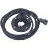 Omquot Pedale per bicicletta elettrica, 12 sensori di forza magnetici, compatto, leggero, durevole, durevole, per gli appassionati di ciclismo, ABS