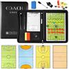 MKNZOME Cartella Tattica per Allenatore di Calcio, Portatile Lavagna Magnetica Calcio Attrezzatura da Allenamento, Lavagna riscrivibile- Coach Board per Organizzazione Giocatori Tattiche e Strategie