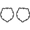 ReachMall 2 guarnizioni per manovella a montaggio diretto da 2 mm per gx Nx Sx, distanziatore nero in lega di alluminio 6061, regola l'angolo della catena per guarnitura a 3 bulloni