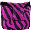 GuoChe Mallet Putter Cover Chiusura Magnetica Putter Putter Copritesta per Mallet Square PU Pelle Nero e Hot Blush Stampa Modello Glam Diva Chic Bold