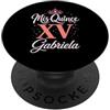 Mis Quince Gabriela Tees Mis Quince Gabriela 15 Quinceanera Messicano Compleanno XV Festa PopSockets PopGrip Adesivo