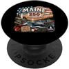 Maine U.S.A. 250th Anniversary by NLTS USA 250° Anniversario Maine Pride PopSockets PopGrip Adesivo