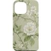 Floral Aesthetic Flower Botanical Gifts Custodia per iPhone 13 Pro Max Foglie Fiori Floreali Verde Salvia
