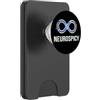 Neurodivergent Pride & Spectrum Aestheti Neurospicy Infinity Loop | Autismo ADHD Umorismo - Glitch Art PopSockets PopWallet per MagSafe
