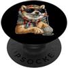 Vintage Retro Knitting Cute Lover Women Shiba Inu Dog Granny Square Crochet Yarn Crochet Lover PopSockets PopGrip Adesivo