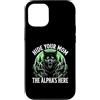 Alpha Wolf Sigma Moon Greek Alpha Wolf S Custodia per iPhone 12/12 Pro Nascondi tua moglie The Alpha is Here Wolf Maschio Werwolf Meme