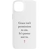 Gospel of Salvation Christian Faith Evan Custodia per iPhone 14 Plus Grace Isn't Permission to Sin It's Grace Not To - Evangelism