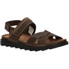 Lumberjack Asher, Sandali da Uomo in Pelle (Dr Brown/Black, Sistema Taglie Calzature EU, Adulto, Numero, Media, 43)