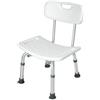 SAFETY SpA Safety Sedia Con Schienale Doccia 1 Pezzo