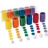 Cayro Acces. Parchis 6 Jug. RectangularCayro - Accessori Parcheesi - + 5 Anni - Scatola In Plastica - Giochi Da Tavolo Per Bambini E Adulti - 6 Tazze - 24 Fiches E 6 Dadi - Da 2 A 6 Giocatori