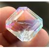 70 Ct Mystic Topaz Naturale Loose Gemstone Square Color Rainbow MGL Certified