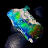 OPAL EMPIRE Ethiopian Black Opal Grezza Pietra Naturale Fire Opal 15.5Ct 20x18mm 1Pz