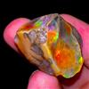 OPAL EMPIRE Ethiopian Welo Fire Opal Crystal, Cristallo Opale Grezzo 40Ct 28x22mm