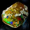OPAL EMPIRE Opal rough , Etiope Fuoco gemstone, Naturale black Crudo 9.5 KT 22x15 MM