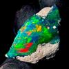 OPAL EMPIRE Etiope opal gemstone, Opal rough Naturale 15.5Ct 20x18 MM, Nero fire opal Crudo