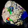 OPAL EMPIRE Opa A Nera Etiope, Opa Grezza, Opa Di Fuoco Naturale 25,5Ct 24x19 Mm