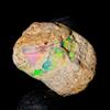 Opal Empire Naturale Secco Etiope fire opal , gemstone Crudo, Grezzo 20 KT 17x17 MM